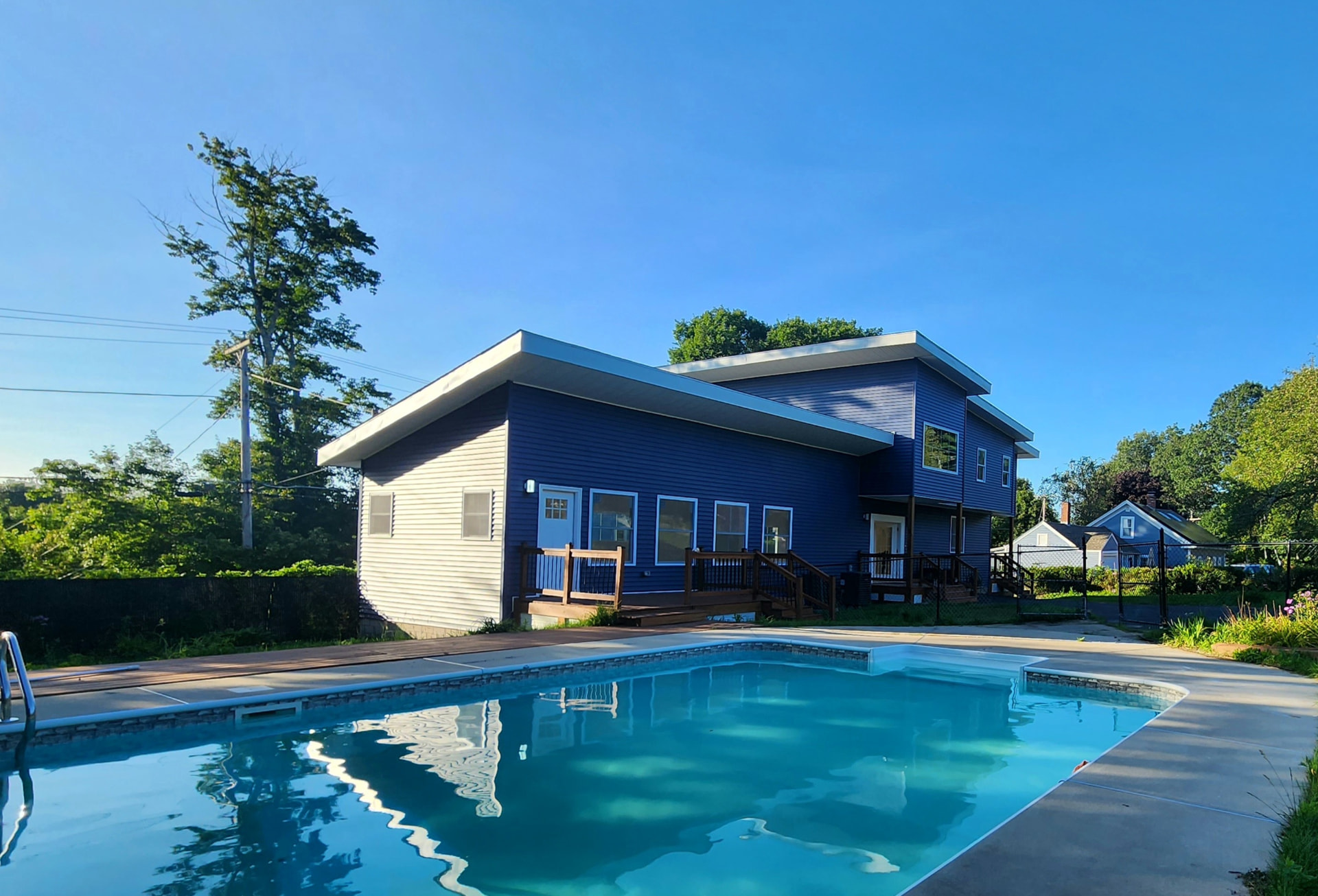 Investment property with pool in Worcester County, Massachusetts